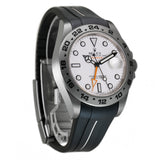 42mm White Polar Dial With Black RubberB