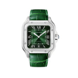 40mm Large Green Dial Stainless Steel Bracelet