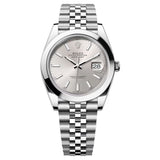 41mm Steel Silver Index Dial Jubilee Bracelet