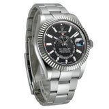 42mm Steel Black Dial Oyster Bracelet