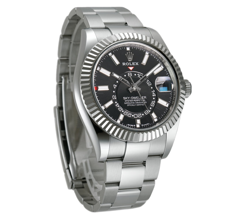 42mm Steel Black Dial Oyster Bracelet