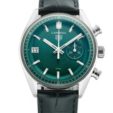 39mm Stainless Steel Green Dial Chronograph