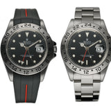 40mm Swiss Only Black Dial A Serial With RubberB 1999