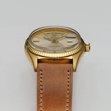 36mm Vintage 18k YG Silver Pie Pan Dial Circa 1968