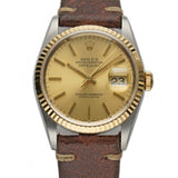 36mm Vintage Steel and 18k YG Champagne Dial Circa 1995