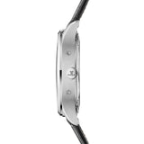 40mm Calendar Moon-phase Steel Black Strap