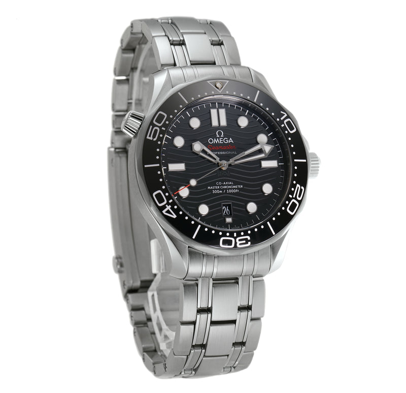 42mm Diver 300m Co-Axial Master Chronometer Steel Black Dial