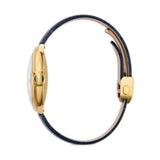 40mm 18k Yellow Gold Blue Dial Blue Strap Automatic