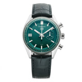 39mm Stainless Steel Green Dial Chronograph