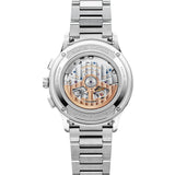 40mm Chronograph Calendar Silver Dial Steel Bracelet