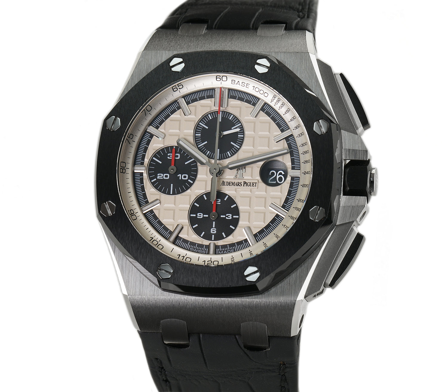 AP Offshore Chronograph 44mm Steel Silver Dial Ceramic Bezel