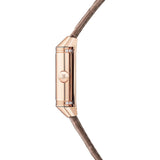 21mm Classic Duetto Rose Gold Brown Strap