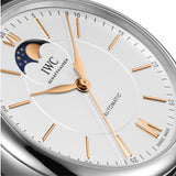 40mm Moonphase Stainless Steel Brown Strap