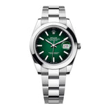 41mm Steel Green Ombre Dial Oyster Bracelet