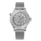 42mm Diver 300m Grey Titanium Bezel Steel Grey Dial on Bracelet