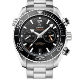 46mm Planet Ocean 600M Black Dial Stainless Steel Bracelet