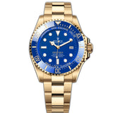 44mm 18k Yellow Gold Blue Dial