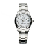 31mm Steel White Roman Dial Oyster Bracelet