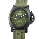 40mm Quaranta Carbotech Green Dial