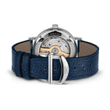 41mm Moonphase Stainless Steel Blue Strap