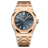 41mm 18k Rose Gold Blue Dial on Bracelet