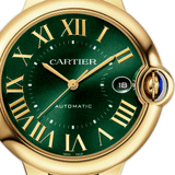 40mm 18k Yellow Gold Green Dial Green Strap Automatic