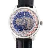 42mm Universal Time True Second Steel Blue Dial 2015