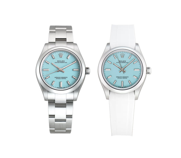 Rolex OP 31mm No-Date Tiffany Blue Dial 277200 With RubberB