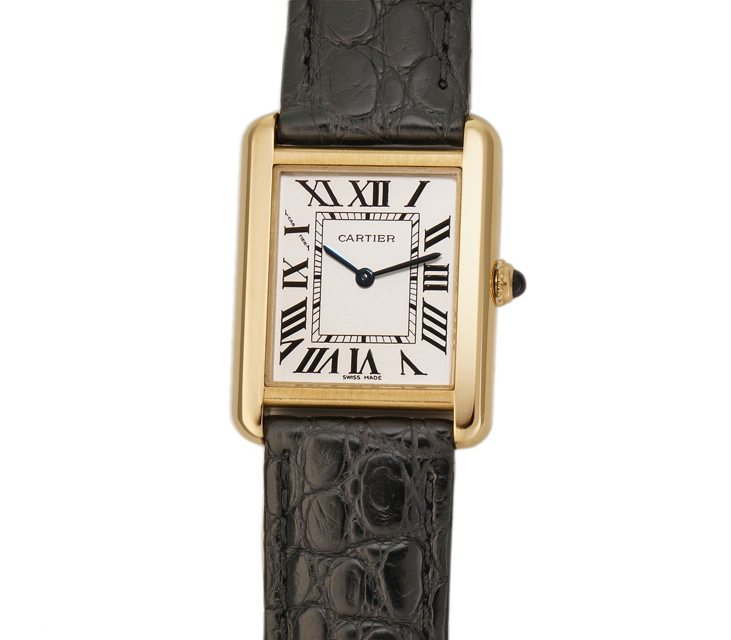 Cartier Tank Solo 24mm 18k Yellow Gold Quartz W5200002