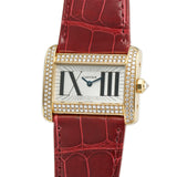 26mm Ladies Tank Divan 18k YG Diamonds