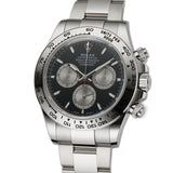 40mm 18k White Gold Black Dial Caliber 4131