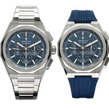 42mm Skyline Chronograph Steel Blue Dial
