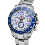 44mm Regatta Chrono Steel Blue Ceramic Bezel 2015
