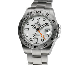 42mm Polar White Dial Orange Hand Caliber 3285