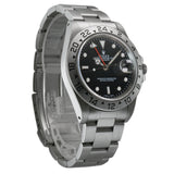 40mm Stainless Steel Black Dial GMT