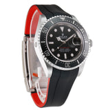 43mm Anniversary Red Writing Dial With Cyclops With RubberB