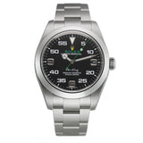 40mm Steel Black Dial Rolex Serviced