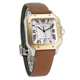 40mm Large Model Steel and Yellow Gold Silver Dial Automatic