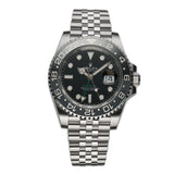 40mm Bruce Wayne Black & Grey Bezel  Jubilee