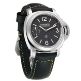 44mm Luminor Logo Black Steel Black Dial