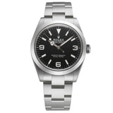 40mm Stainless Steel Black Dial