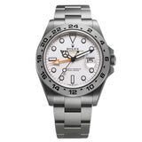 42mm White Dial Orange Hand Caliber 3285 Orange RubberB Included