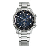 42mm Stainless Steel Perpetual Calendar Blue Dial