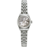 26mm Steel Factory MOP Diamond Dial 18k Fluted Bezel P Serial 2002