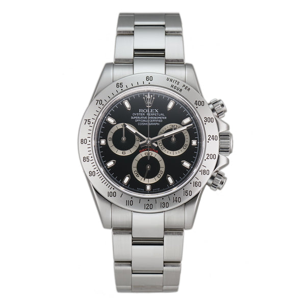 Rolex Daytona Stainless Steel Black Dial RubberB 116520 Full Set 2008 ...