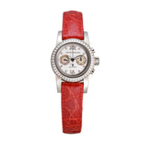 31mm Ladies 18k White Gold Diamond Bezel