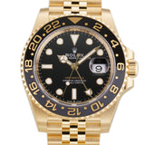 40mm 18k Yellow Gold Ceramic Bezel Black Dial Jubilee Bracelet