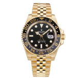 40mm 18k Yellow Gold Ceramic Bezel Black Dial Jubilee Bracelet