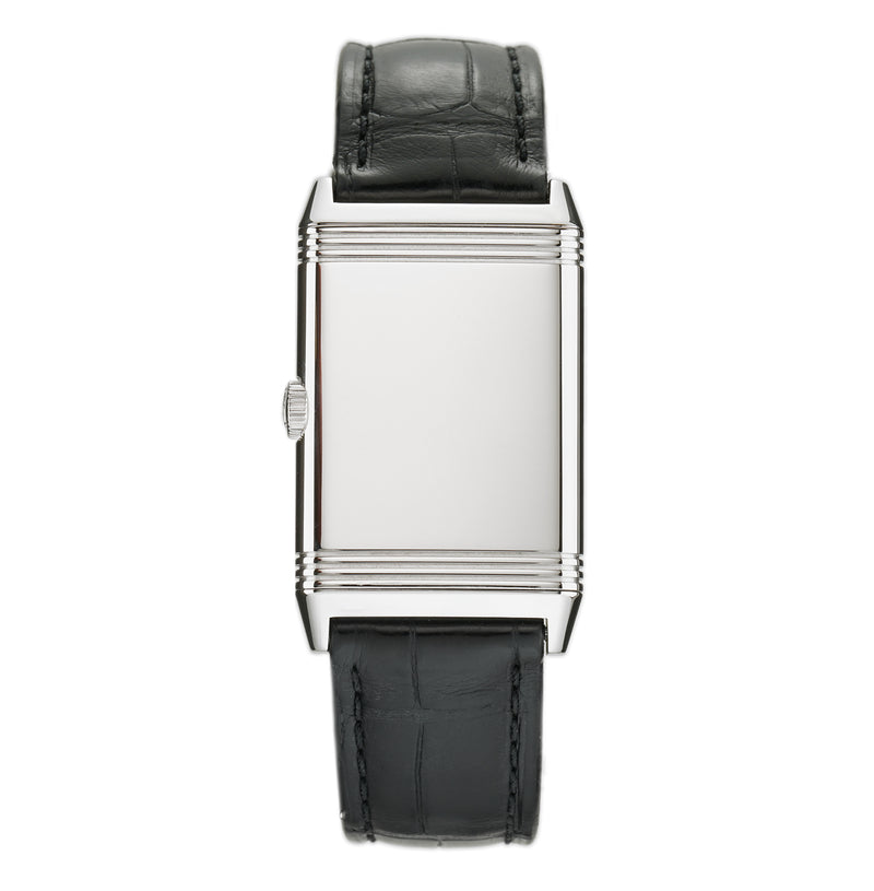 24mm Grande Reverso Lades Ultra Thin Steel Silver Dial Quartz With Papers 2014