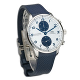 41mm Chronograph Stainless Steel White Dial